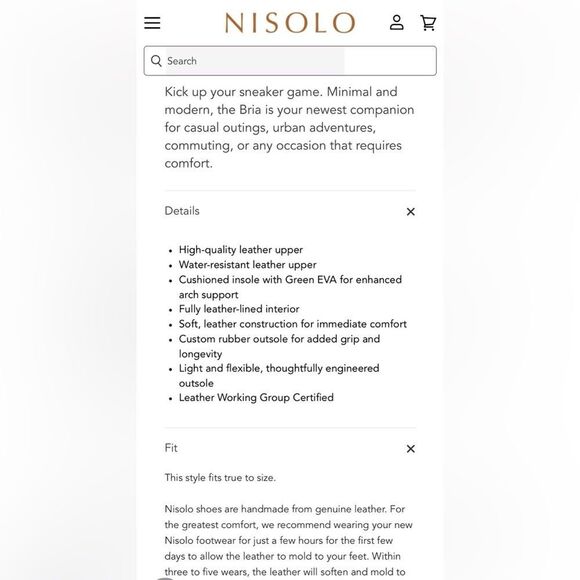 NIB NISOLO Women’s White Beto Go To Leather Court Sneakers Casual Shoes- Size 11 - Picture 14 of 14